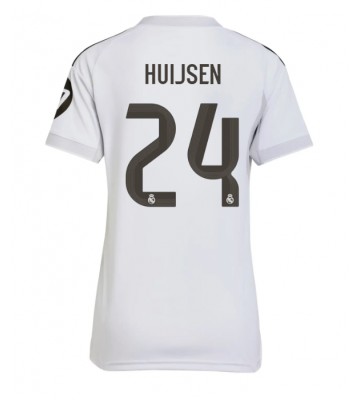 Real Madrid Dean Huijsen #24 Hjemmebanetrøje Dame 2025-26 Kortærmet